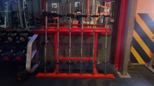 Straight Barbells And Rack