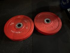 Everyday Essentials 24.95kg Bumper Plate x2