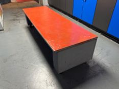 Wooden Changing Room Benches x2