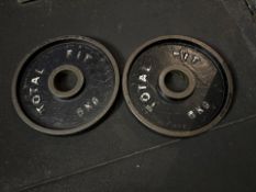 Metal 5kg Plates x2