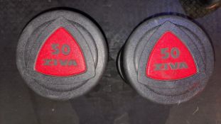 Ziva 50kg Dumbbells x2