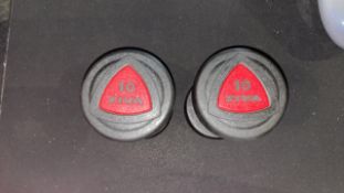 Ziva 10kg Dumbbells x2