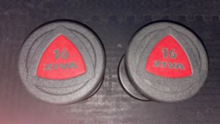 Ziva 16kg Dumbbells x2