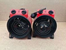 Sealey EH2001 2Kw Fan Heater x2-No Reserve