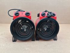 Sealey EH2001 2Kw Fan Heater x2-No Reserve