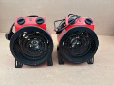 Sealey EH2001 2Kw Fan Heater x2-No Reserve