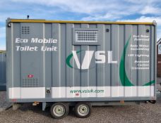 2019 Mobile Toilet Unit GH7628, Generator Running Hours Approximately 786 Hours