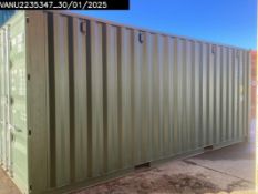 One Trip 20 Foot Shipping Container, 2024 Build