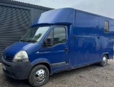 2008 Nissan 2 Horsebox 3.5 Ton, 11 Months MOT, No VAT