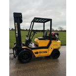 Boss 3 Tonne Gas Forklift Full Free Lift Mast, 4726 Hours