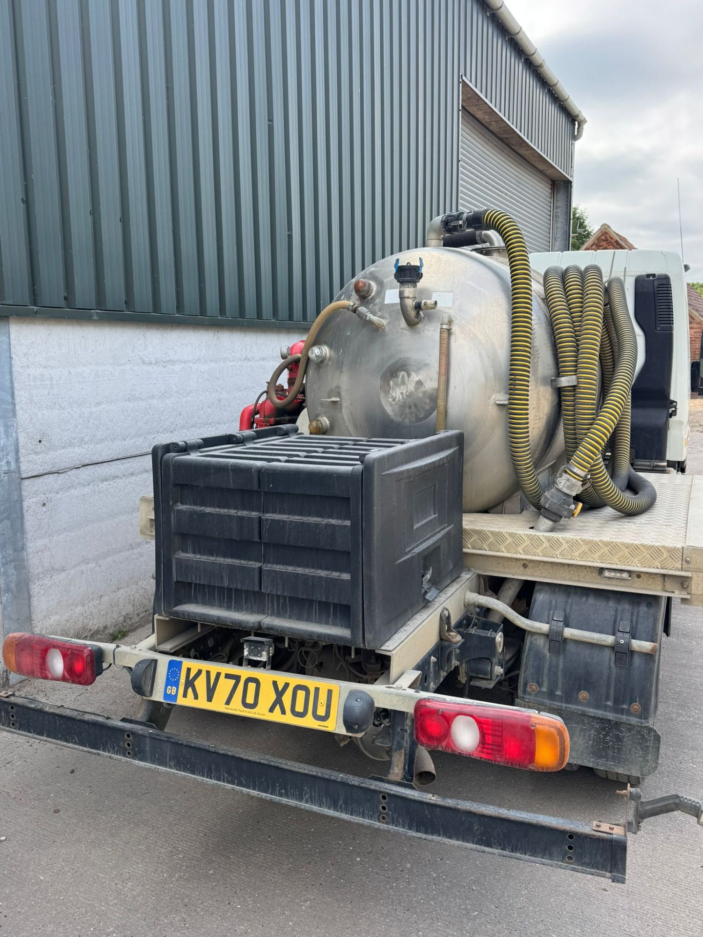 2021 Mitsubishi Canter Fuso 3C13, 62895 Miles, With Rapide Tanker, Battoni 2000 Pump & Honda Engine - Image 5 of 19