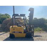 2011 Caterpillar EP25 2.5T Electric Forklift, Full Free 6.5m Lift, Only 3455 Hours, Charger Included