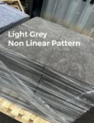 Pallet of Approximately 500 Industrial Grade Floor Carpet Tiles, Grade A, 500mm x 500mm, Light Grey