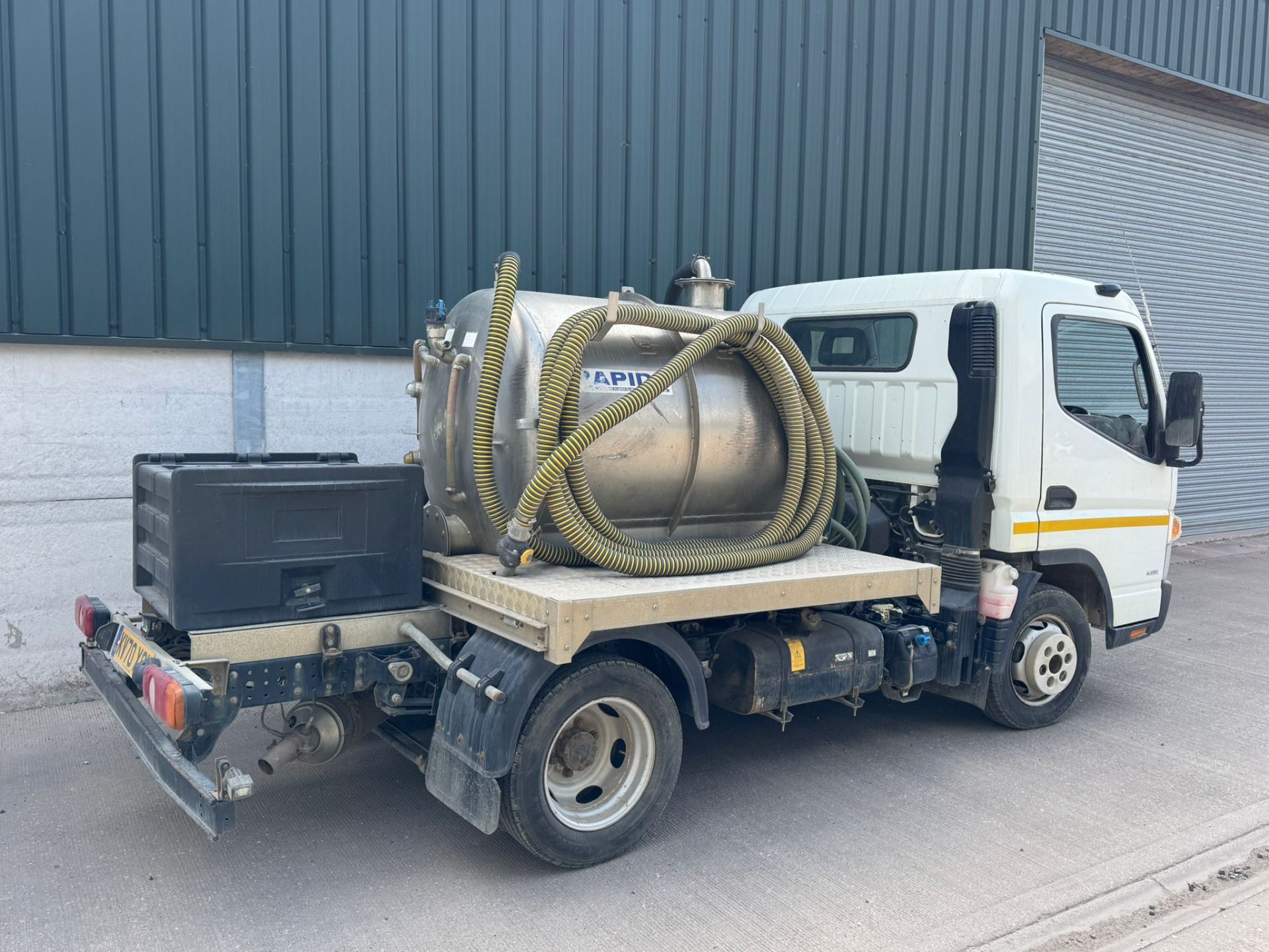 2021 Mitsubishi Canter Fuso 3C13, 62895 Miles, With Rapide Tanker, Battoni 2000 Pump & Honda Engine - Image 2 of 19