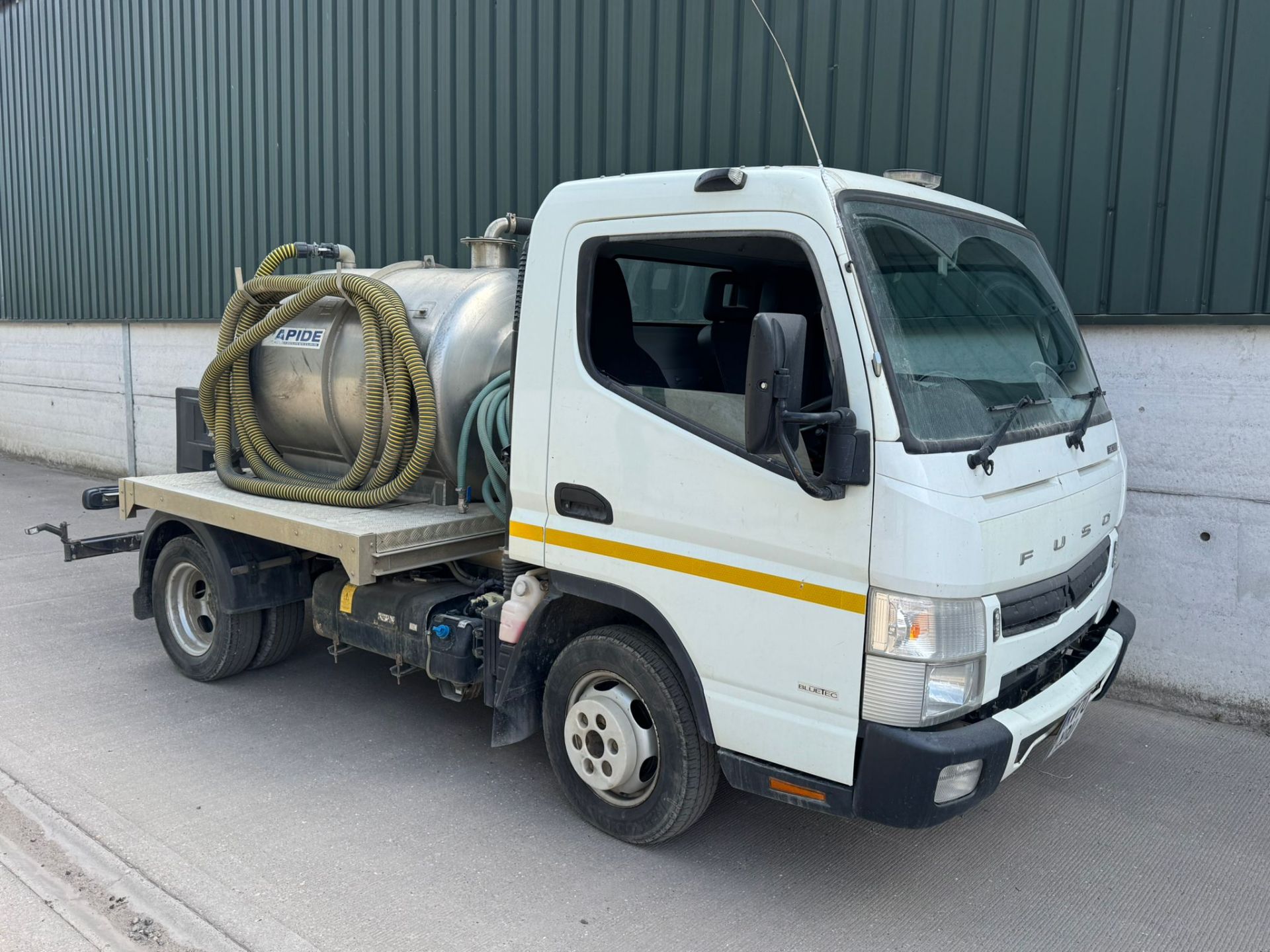 2021 Mitsubishi Canter Fuso 3C13, 62895 Miles, With Rapide Tanker, Battoni 2000 Pump & Honda Engine - Image 3 of 19