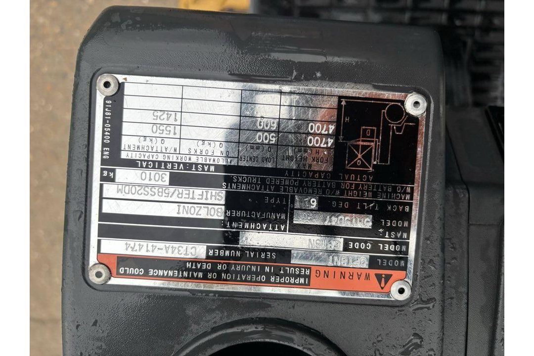 Caterpillar GP18NT 2017 Gas Powered Forklift Truck, 8185 Hours - Image 9 of 12