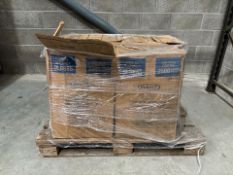 Pallet Of 5 Boxes Of Clear Dome Lids With Hole