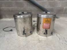 Pair Of Chef Master 30L Hot Water Boilers