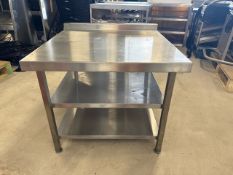 New Stainless Steel Prep Unit