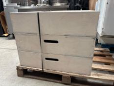 Wooden Stackable Boxes x3 - No Reserve