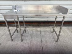 Stainless Steel Prep Area With Washbasin, No Reserve