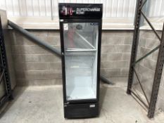 Optimum Nutrition Branded Glass Front Fridge