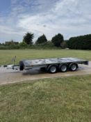 Ifor Williams 14 Foot Triple-Axle Plant Trailer, 18 Months Old