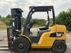 2015 Caterpillar DP40 4 Tonne Diesel Forklift, 5084 Hours, 4.7m Full Free Lift, Side Shift