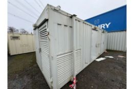 24ft Static Welfare Unit With Toilet, Canteen, Generator, Site Cabin Office Welfare Container