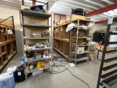 Metal Shelf Units x2 - No Reserve