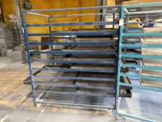 Metal Mobile Tray Rack - No Reserve