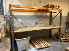 Run Of 2 Bays Of Boltless Industrial Pallet Racking 2 Metres High - No Reserve