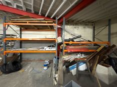 Run Of 2 Bays Of Boltless Industrial Pallet Racking 3.5 Metres High - No Reserve