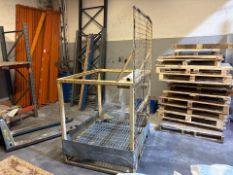 Metal Forklift Platform Cage - No Reserve