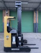 Caterpillar NR 14K Electric Reach Forklift Truck 1400kg 6.9m Lift Height, 1110 Hrs, Reserve Reduced