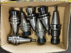 7 BT 40 Collet Chucks NO RESERVE