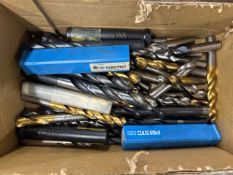 Box Of Assorted Machine Drill Bits 13-16 Incraments Pf .1