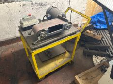 Sand Belt Machine On Trolley NO RESERVE