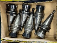 6 BT 40 Collet Chucks NO RESERVE