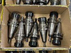 7 BT 40 Collet Chucks NO RESERVE