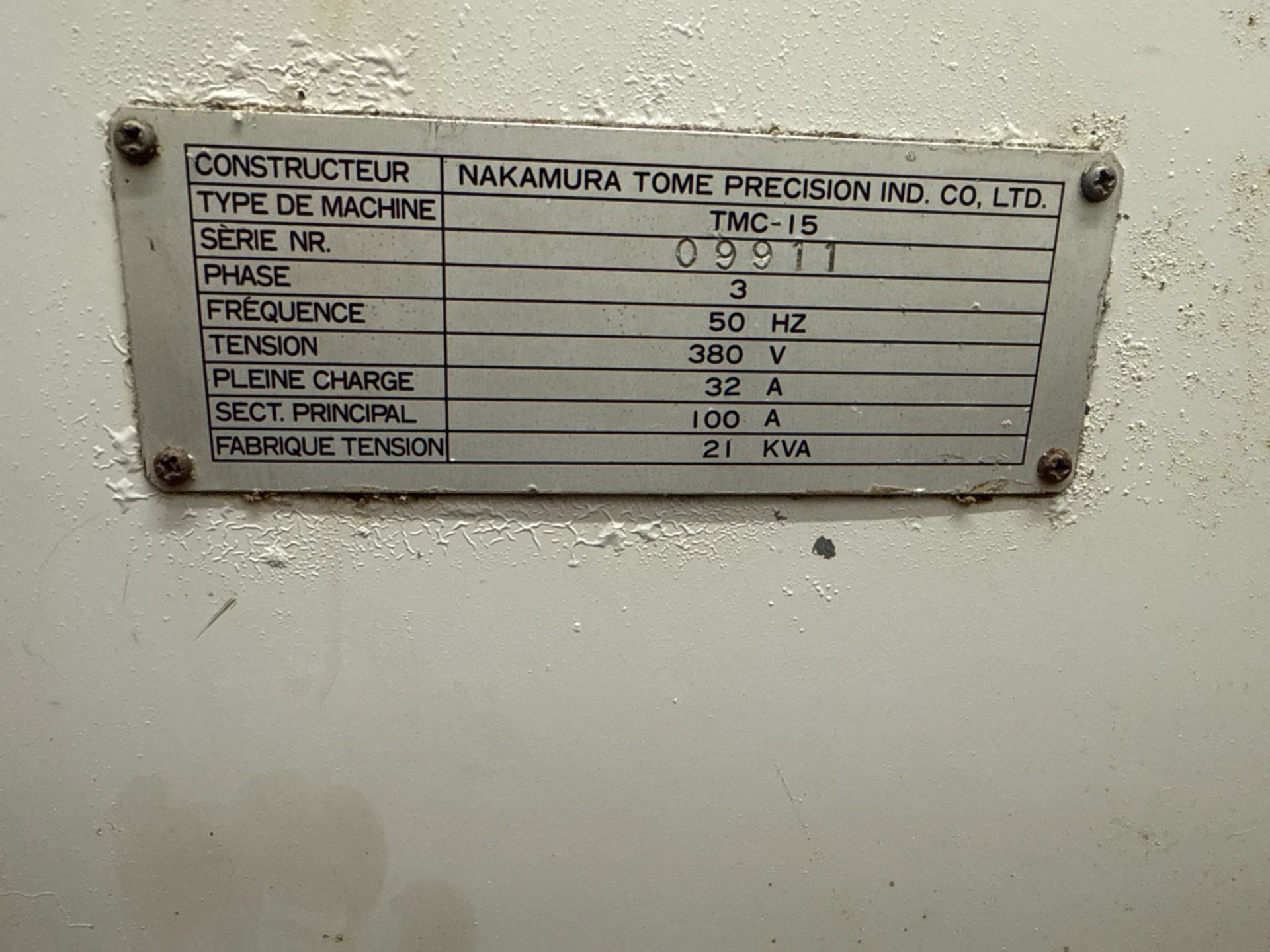 Nakumara - Tome. TMC - 15 Lathe - Image 19 of 20