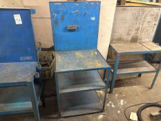 Blue Steel Workshop Table