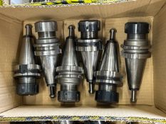 6 BT 40 Collet Chucks NO RESERVE