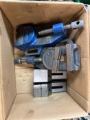 2 Pairs Of Small Machine Vices