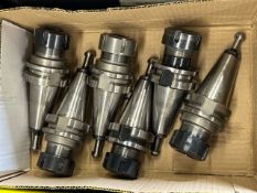 6 BT 40 Collet Chucks