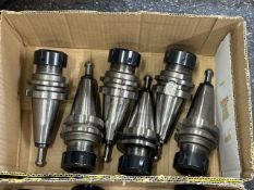 6 BT 40 Collet Chucks NO RESERVE