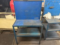 Blue Steel Workshop Table