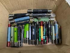Box Of Assorted Threaded Plug Gauges