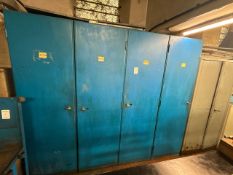 4 x Metal Storage Cabinets NO RESERVE