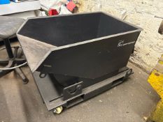 Steel Chip Hopper Tipper On Wheels